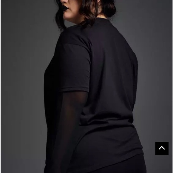 New Torrid  Black Graphic Tee - You Make Me Feel Alive - Picture 2 of 4